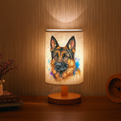 German Shepherd Lamp