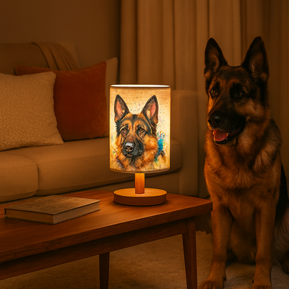 German Shepherd Lamp